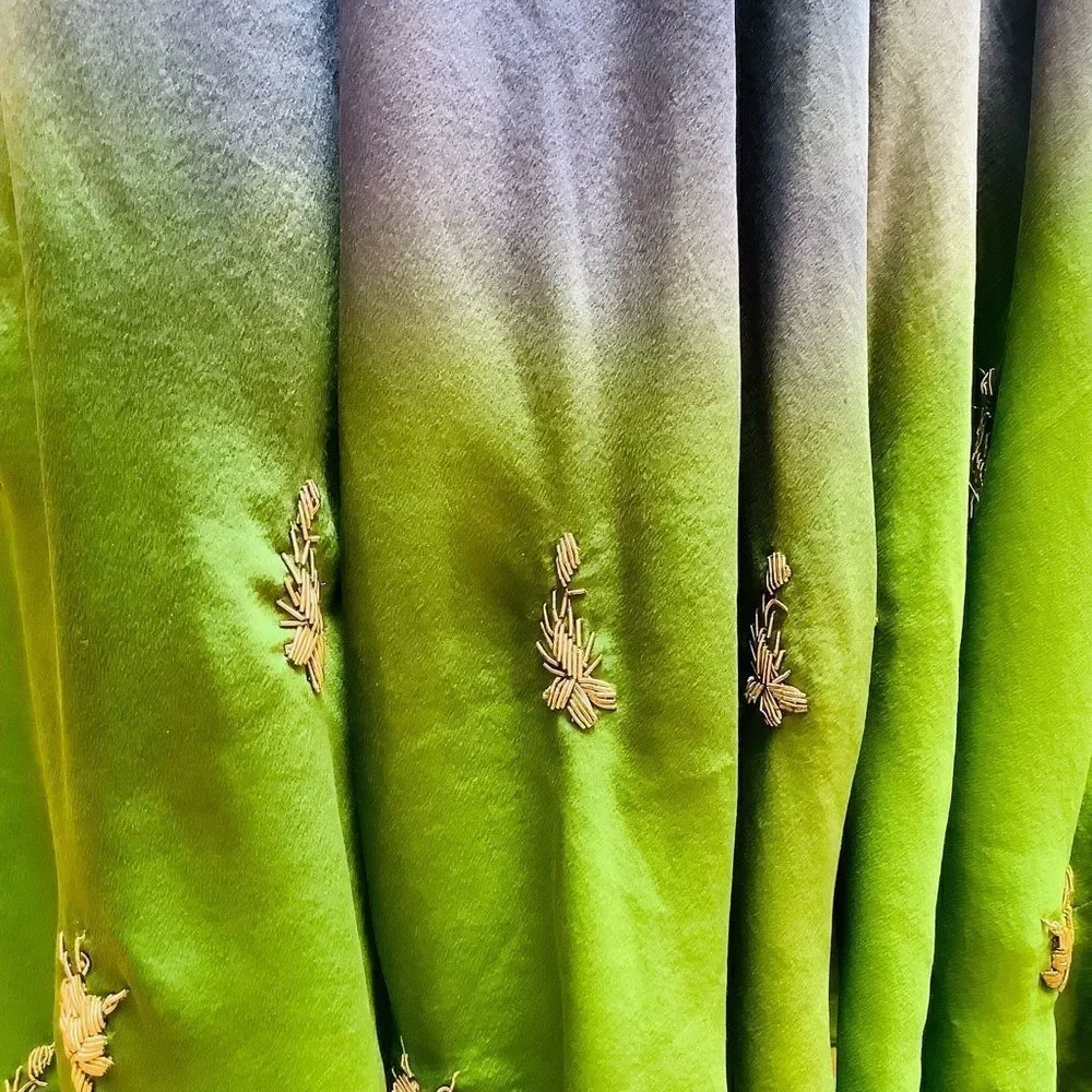 HEIDI ABRA SKIRT SILK HANDMADE - Picture 2 of 15